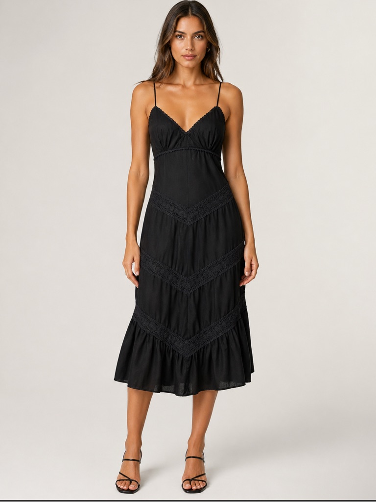 Ralph Lauren Crochet Trim Sundress
